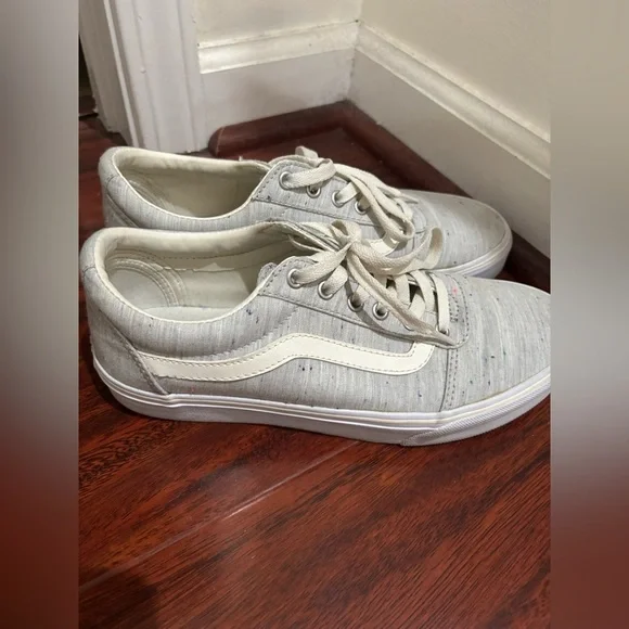 Vans Gray and White Casual Sneakers Women’s size 10 - Picture 7 of 7